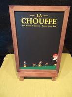 Br;d' Achouffe : La Chouffe krijtbord op ezel, Enlèvement ou Envoi, Neuf, Panneau, Plaque ou Plaquette publicitaire, Duvel