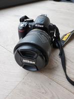 Nikon D3100 + AF-S Nikkor 18-105 + tas + lader, Audio, Tv en Foto, Fotocamera's Digitaal, Ophalen, Zo goed als nieuw