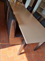 Massief houten eettafel, Huis en Inrichting, Ophalen of Verzenden, Zo goed als nieuw