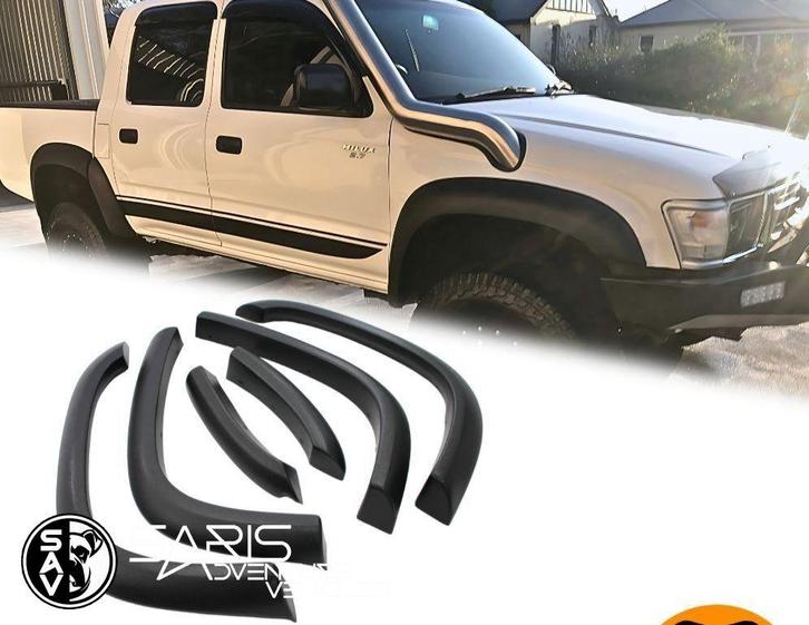 Complete set originele spatbordverbreding Toyota Hilux 1998-, Auto-onderdelen, Carrosserie, Toyota, Nieuw, Ophalen of Verzenden