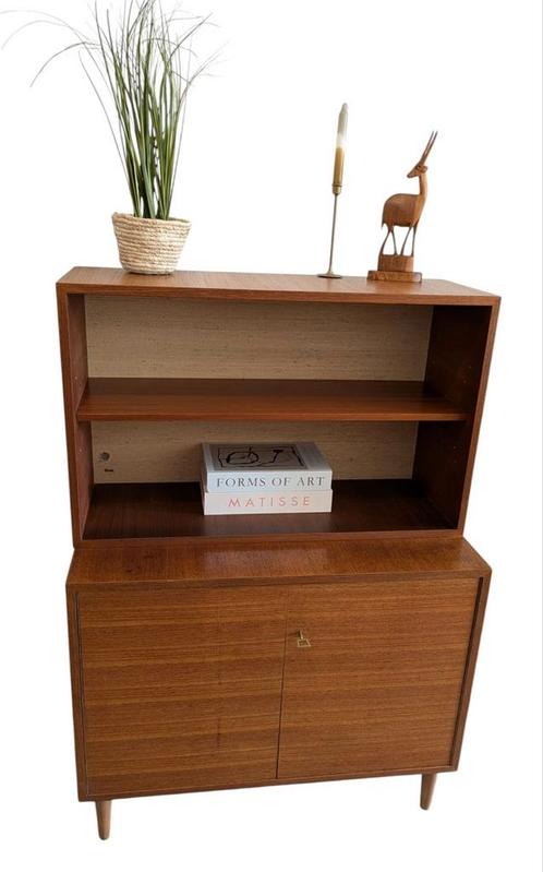 Prachtig vintage (boeken) kastje wandmeubel zeer goede staat, Huis en Inrichting, Kasten | Overige, Zo goed als nieuw, Ophalen of Verzenden