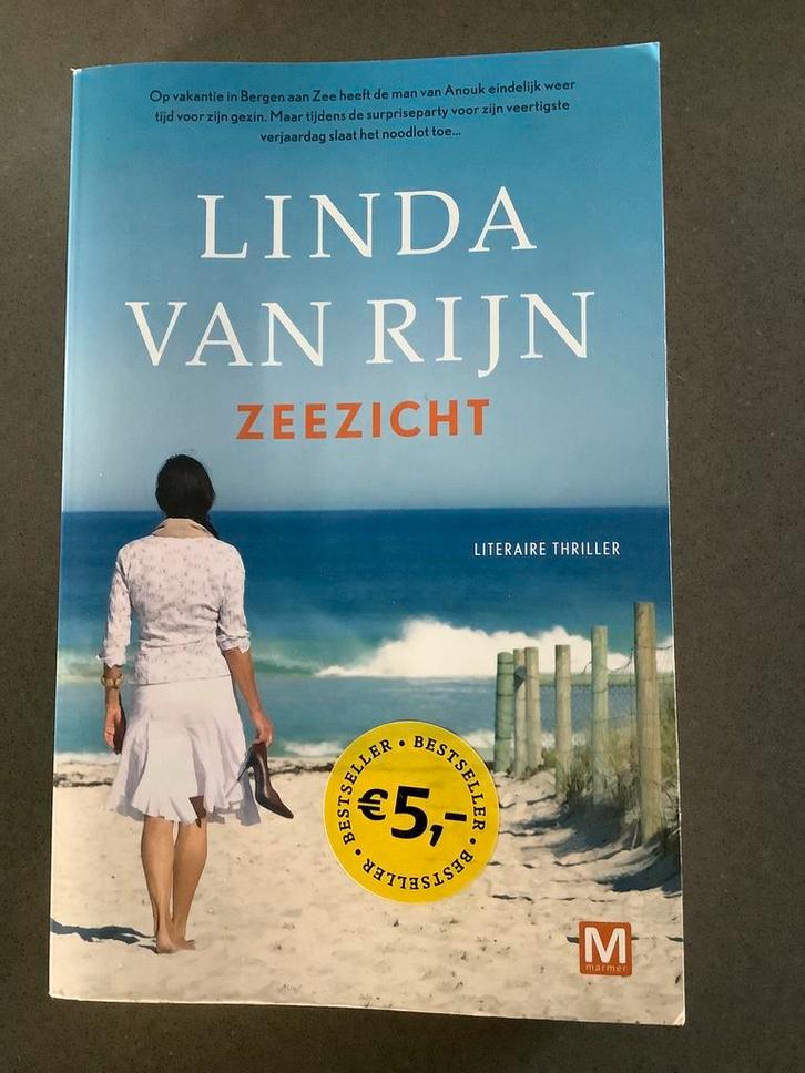 Linda van Rijn - Zeezicht, Boeken, Thrillers, Zo goed als nieuw, Ophalen