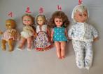 5 vintage poppen eind jaren 60/ begin 70, Ophalen of Verzenden, Pop