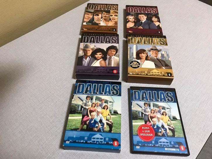 6 complete  siezoenen van dallas -  ndl ondertitteld, CD & DVD, DVD | TV & Séries télévisées, Comme neuf, Enlèvement