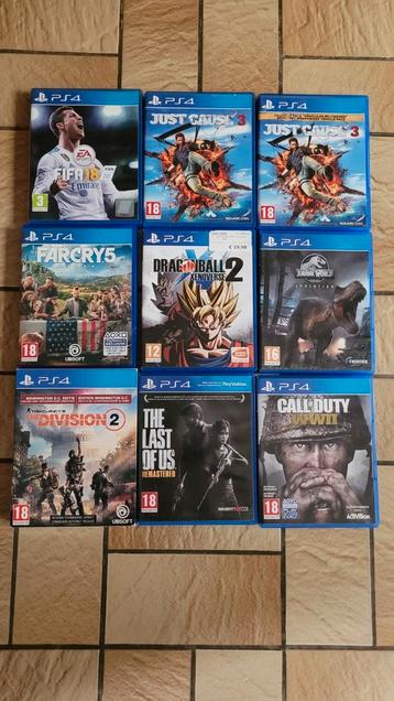 PS4 spelletjes beschikbaar voor biedingen