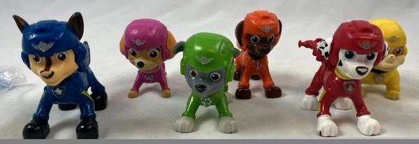 Paw Patrol Figuren Set van 6 Stuks Chase Skye Air Rescue, Kinderen en Baby's, Speelgoed | Actiefiguren, Zo goed als nieuw, Verzenden