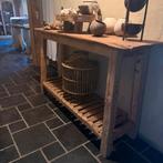 Sidetable old teak, Huis en Inrichting, Tafels | Sidetables, Ophalen, Zo goed als nieuw