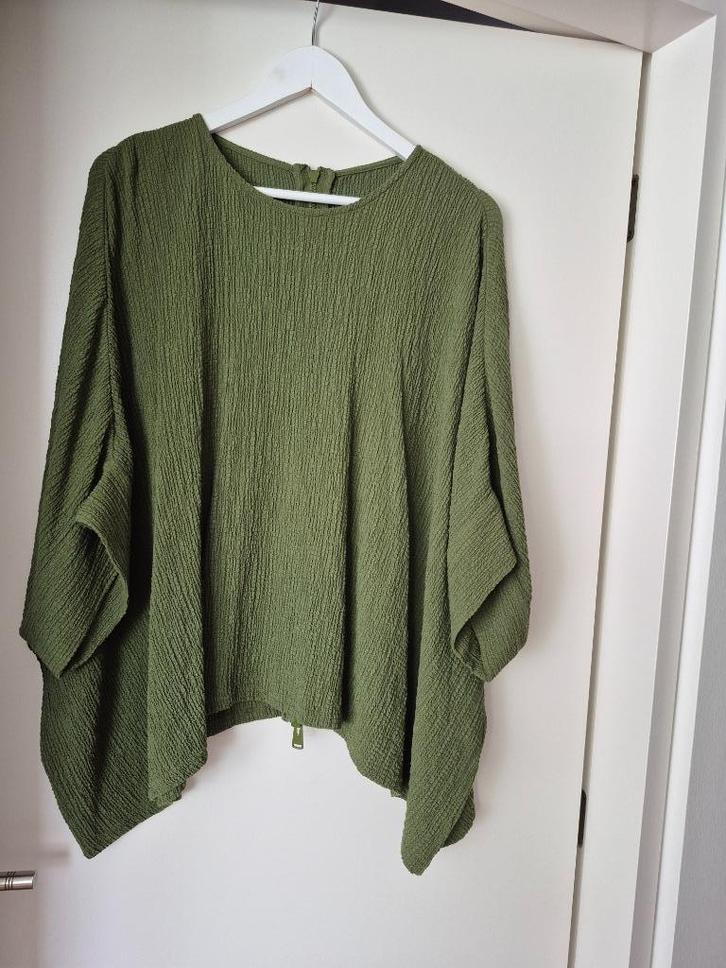 Essentiel broekpak, Kleding | Dames, Blouses en Tunieken, Zo goed als nieuw, Maat 38/40 (M), Groen, Verzenden