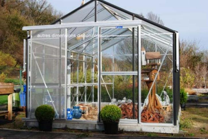 Serre/tunnel de jardin Filclair, Tuin en Terras, Kassen, Kweekkas, Aluminium, Glas, Verzenden