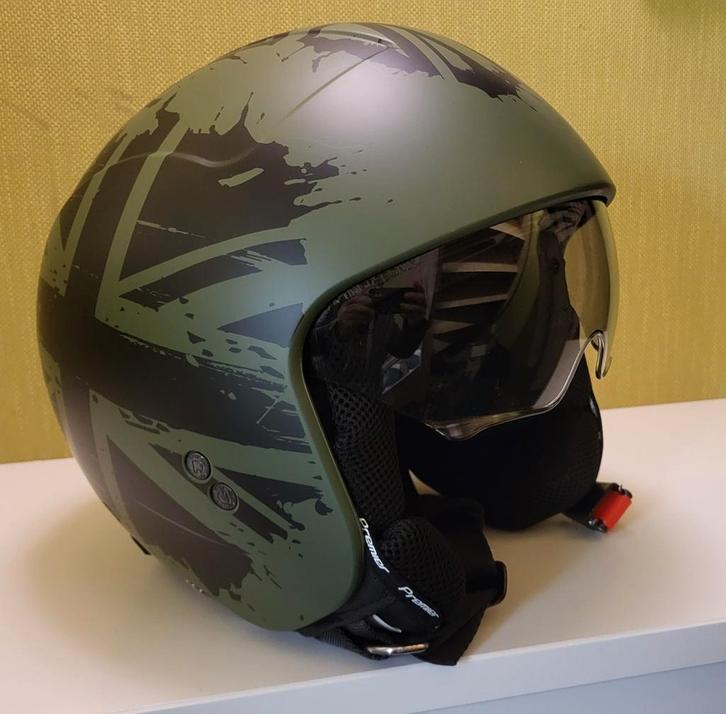 NIEUWE helmen premier voor chopper of scooter, Fietsen en Brommers, Brommerhelmen, Zo goed als nieuw, Small, Ophalen