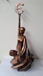 Europa: Eenheid is kracht... Bronzen beeld May Claerhout, Ophalen of Verzenden, Zo goed als nieuw, Mens