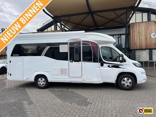 Hobby Optima De Luxe 65 HGQ 2017 130 PK QUEENSBED, Caravans en Kamperen, Mobilhomes, Half-integraal, tot en met 3, Hobby, Diesel