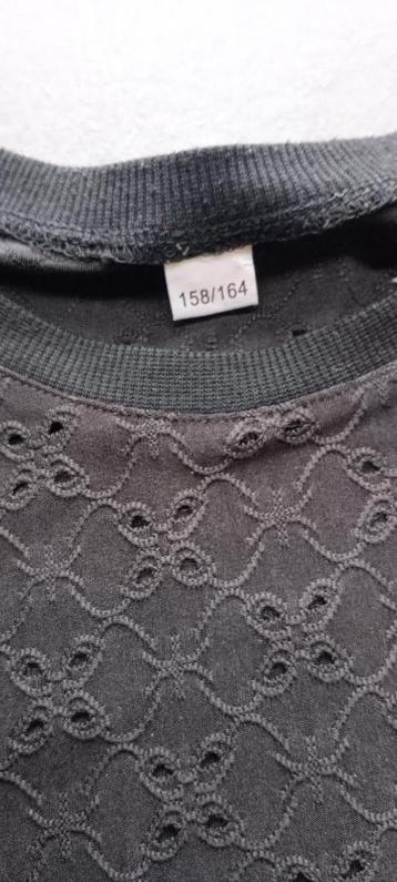zwart shirtje maat 158 beschikbaar voor biedingen