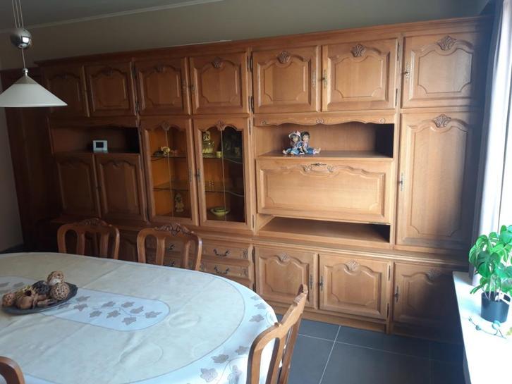 Eetkamer, Huis en Inrichting, Complete eetkamers, Zo goed als nieuw, 4 tot 6 stoelen, Ophalen