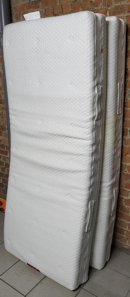 Matelas Cassina 2x (80x180x20)Excellent état, Huis en Inrichting, Slaapkamer | Matrassen en Bedbodems, Zo goed als nieuw, Matras