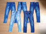 pantalons en jeans fille - taille 146 (11 ans), Meisje, Gebruikt, Ophalen