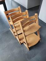 3x Stokke Tripp Trapp beuk, meegroeistoelen., Kinderen en Baby's, Kinderstoelen, Ophalen, Gebruikt