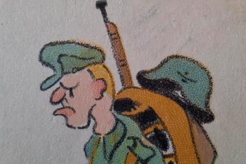 Postkaart 1944-45 WW2 bevrijding België/Frankrijk  beschikbaar voor biedingen