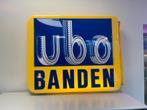 Ubo Banden reclame lichtbak, Verzamelen, Gebruikt, Ophalen of Verzenden, Lichtbak of (neon) lamp