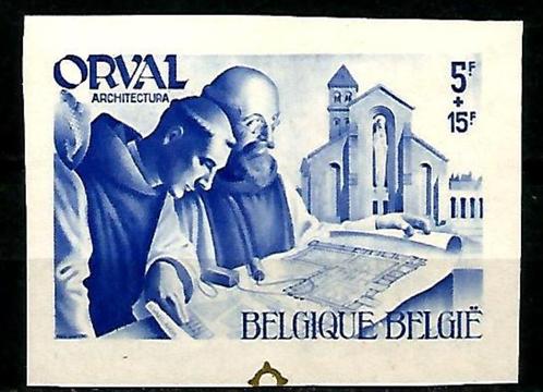 1941 Orval zegel uit blok 12 OBP 567 B**, Postzegels en Munten, Postzegels | Europa | België, Postfris, Orginele gom, Overig, Zonder stempel