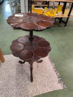 table d'appoint Insolite en acajou à 2 niveaux Silly Waiter, Rond, Moins de 55 cm, Enlèvement, Utilisé