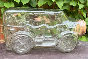 Grote vintage glazen bokaal auto/oldtimer Libbey Glass (USA) beschikbaar voor biedingen