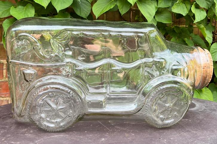 Grote vintage glazen bokaal auto/oldtimer Libbey Glass (USA), Antiek en Kunst, Antiek | Glaswerk en Kristal, Ophalen of Verzenden