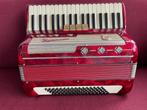 Fijne italiaanse Marinucci accordeon . 80 bas . Musette ., Muziek en Instrumenten, Accordeons, Gebruikt, 80-bas, Marinucci, Met riemen