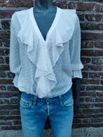 hemdje shirt met ruches Costes L XL, Maat 42/44 (L), Ophalen of Verzenden, Wit, Zo goed als nieuw