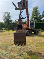 Knijpbak grijper, Ophalen, Graafmachine