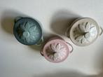 Le  Creuser - Set de 3 mini-cocottes Fleur en céramique, Huis en Inrichting, Keuken | Potten en Pannen, Ophalen of Verzenden, Nieuw