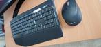 Logitech Performance  draadloos toetsenb+muis k850+m720., Azerty, Ophalen of Verzenden, Zo goed als nieuw, Draadloos