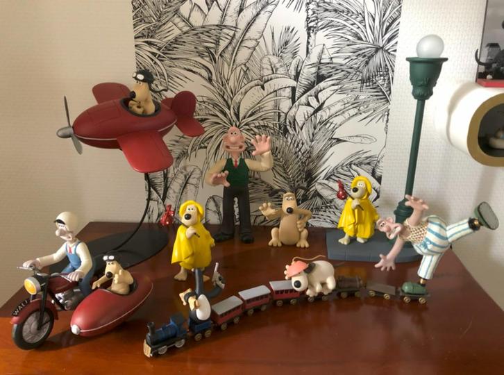 Wallace en Gromit Leblon Taz Titi Aroutcheff Kuifje, Verzamelen, Stripfiguren, Zo goed als nieuw, Beeldje of Figuurtje, Overige figuren