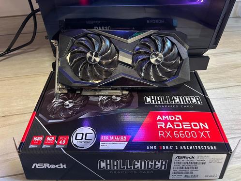 AMD RX6600XT ASRock 8G OC edition challenger, Computers en Software, Videokaarten, Zo goed als nieuw, AMD, PCI-Express 4.0, GDDR6