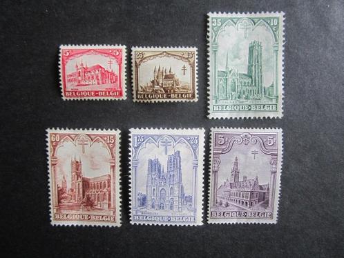 Timbres Belgique - N267 à 272 (x), Postzegels en Munten, Postzegels | Europa | België, Postfris, Frankeerzegel, Overig, Spoor van plakker