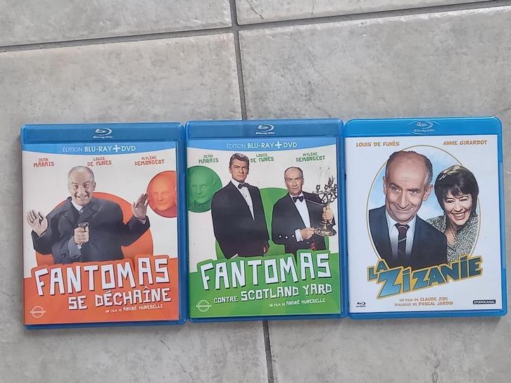 3 blu ray louis de funes état neuf 5€ pièce, Cd's en Dvd's, Blu-ray, Zo goed als nieuw, Avontuur, Ophalen of Verzenden