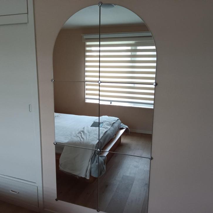 Wandspiegel, vrgprs 50 €, Huis en Inrichting, Woonaccessoires | Spiegels, Zo goed als nieuw, 75 tot 100 cm, 150 tot 200 cm, Overige vormen