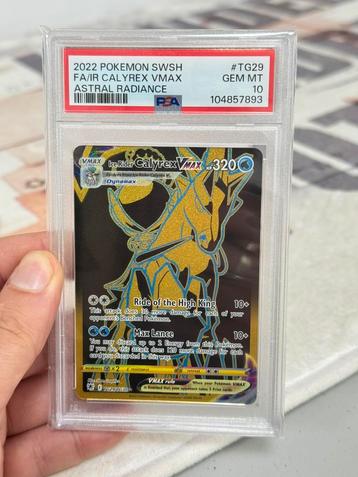Ice Rider Calyrex VMAX #TG29 Pokemon Astral Radiance PSA-10 beschikbaar voor biedingen