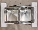Dubbele spoelbak FRANKE 120 36/39 36/39, Neuf, Moins de 25 cm, Autres couleurs, Enlèvement