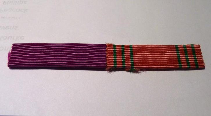 Lotje dienstlinten om op het uniform te naaien, Postzegels en Munten, Penningen en Medailles, Ophalen of Verzenden