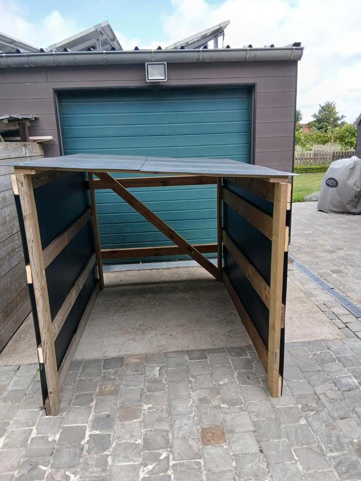 Kleine houten tuinberging, Tuin en Terras, Overkappingen, Zo goed als nieuw, Ophalen
