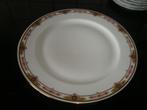 12 Platte borden in Limoges porselein., Enlèvement
