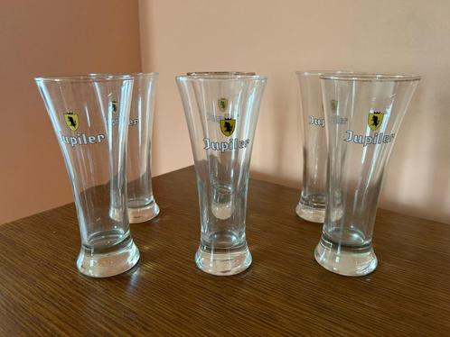 Oude Jupiler glazen Retro en stijlvol, Verzamelen, Glas en Drinkglazen, Nieuw, Bierglas, Ophalen
