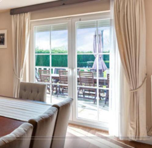 Luxegordijnen Beige (champagne)  - meerdere maten, Huis en Inrichting, Stoffering | Gordijnen en Lamellen, Zo goed als nieuw, 200 cm of meer