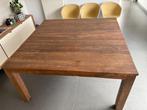 teak tafel vierkant 160cm, Huis en Inrichting, Tafels | Eettafels, Ophalen, Gebruikt, Rustiek, 150 tot 200 cm