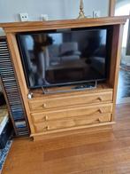 tv meubel, 100 tot 150 cm, 100 tot 150 cm, Eikenhout, Zo goed als nieuw