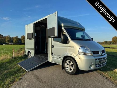 Renault Master MTM 2-paards paardenvrachtwagen MARGE B-rijbe, Caravanes & Camping, Camping-cars, Entreprise, Autres marques, Diesel