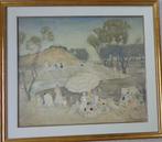 EMILE GASTEMANS / ANTWERPEN / ORIGINEEL WERK / 90x101cm KAD, Ophalen