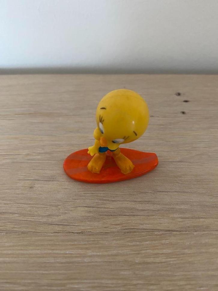 Tweety met surfplank, Collections, Jouets miniatures, Comme neuf, Enlèvement ou Envoi