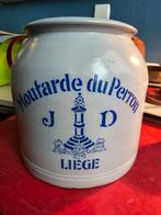 Ancien pot en Gres moutarde Liege, Enlèvement ou Envoi